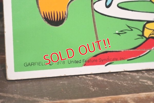 画像4: ct-211210-26 Garfield / Playskool 1970's Wood Frame Tray Puzzle