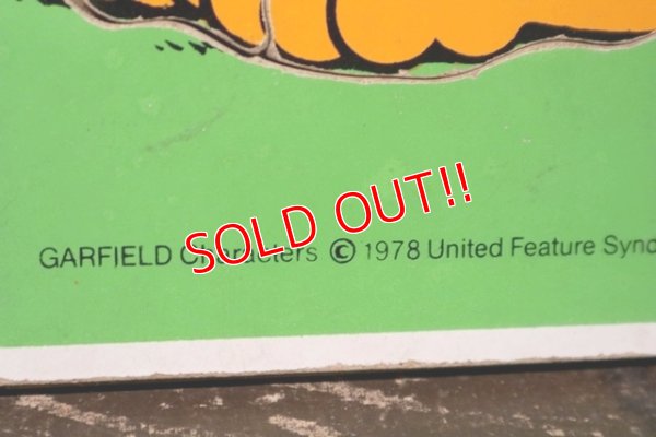 画像6: ct-211210-45 Garfield & Odie / Playskool 1970's Wood Frame Tray Puzzle