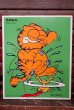 画像1: ct-211210-26 Garfield / Playskool 1970's Wood Frame Tray Puzzle (1)