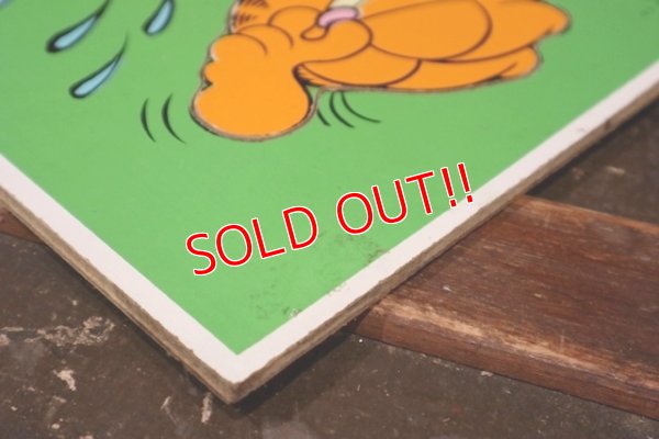 画像7: ct-211210-26 Garfield / Playskool 1970's Wood Frame Tray Puzzle