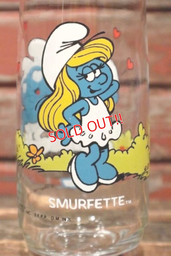 画像2: gs-210201-01 SMURF / Hardee's 1982 Glass "SMURFEET" 