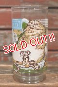 gs-200901-09 STAR WARS / 1983 Return of the JEDI "Jabba the Hutt" Glass