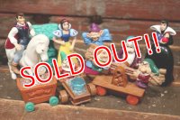 ct-190301-37 Snow White & Seven Dwarfs / McDonald's 1992 Meal Toy Complete Set