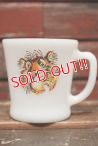 kt-220101-05 Esso Tiger / Fire-King 1960's D-Handle Mug