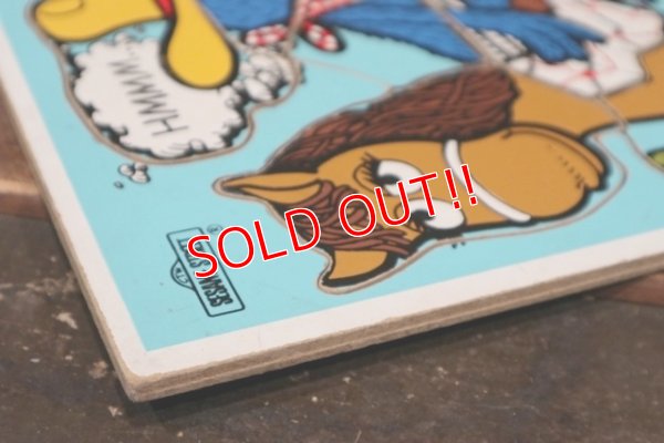 画像7: ct-211210-25 Grover / Playskool 1970's Wood Frame Tray Puzzle