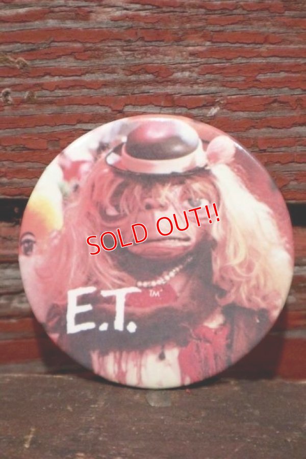 画像1: ct-220101-11 E.T. / 1980's Pinback (B)