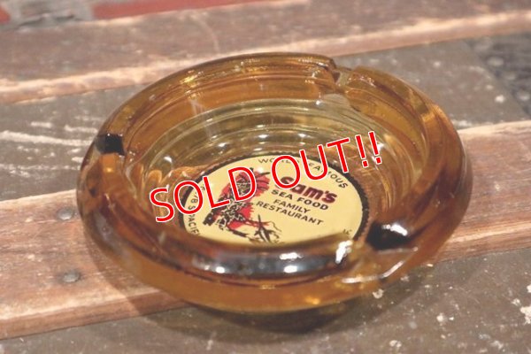 画像3: dp-220101-22 Sam's SEA FOOD RESTAURANT / Vintage Glass Ashtray