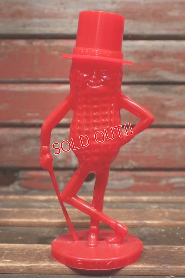 画像1: ct-220101-07 PLANTERS / MR.PEANUT 1950's Coin Bank (Red)