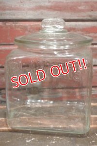 ct-220101-09 PLANTERS / 1930's Glass Jar