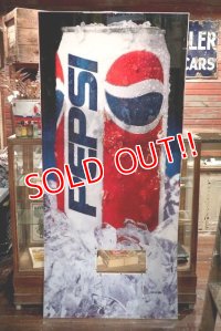 dp-211110-45 PEPSI / 1990's Vending Machine Panel Sign