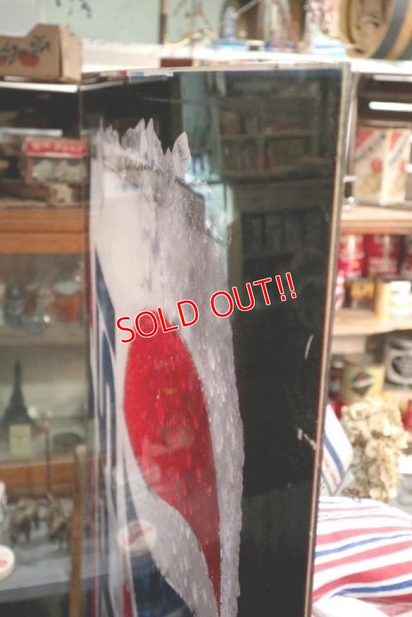 画像9: dp-211110-45 PEPSI / 1990's Vending Machine Panel Sign