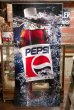 画像1: dp-211110-46 PEPSI / 1990's Vending Machine Panel Sign (1)