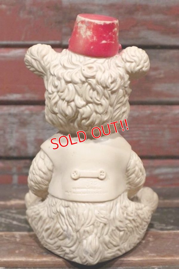 画像5: ct-211210-22 EDWARD MOBLEY / 1960's Marching Bear Rubber Doll