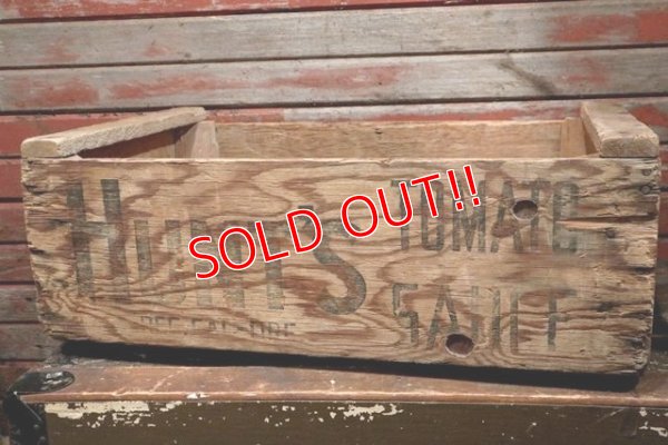 画像4: dp-211210-25 HUNT'S TOMATO SAUCE / Vintage Wood Box