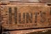 画像2: dp-211210-25 HUNT'S TOMATO SAUCE / Vintage Wood Box (2)