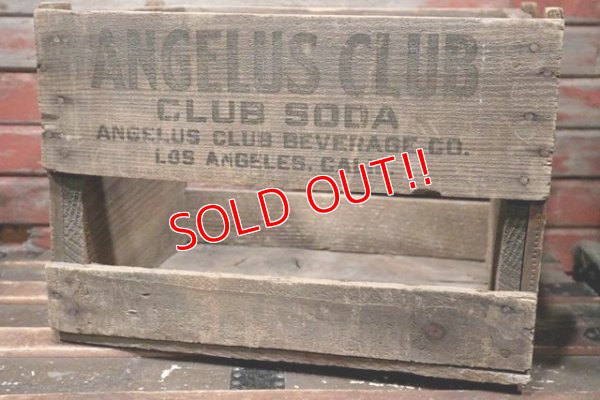 画像3: dp-220101-21 ANGELUS CLUB SODA / Vintage Wood Box