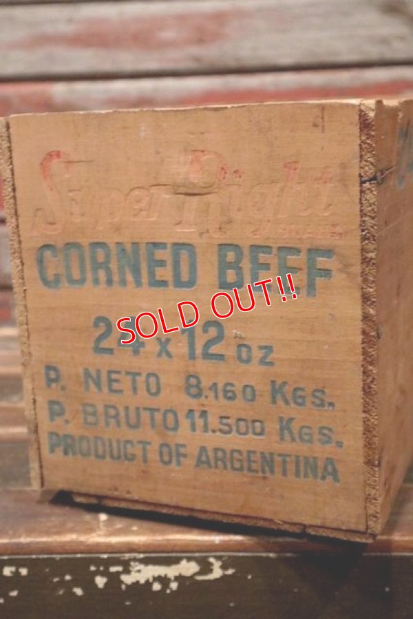 画像5: dp-220101-20 Super Right CORNE BEEF / Vintage Wood Box
