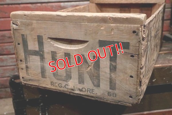 画像6: dp-211210-25 HUNT'S TOMATO SAUCE / Vintage Wood Box