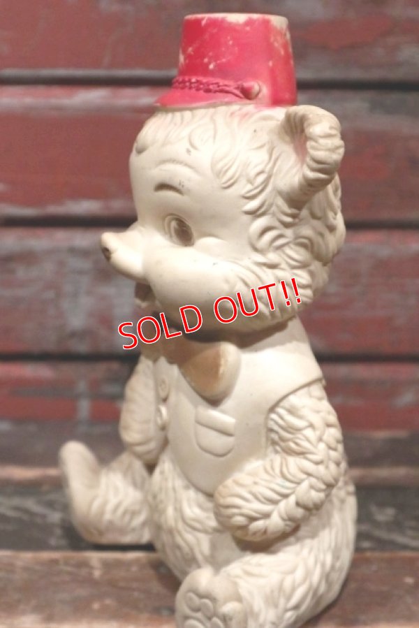 画像4: ct-211210-22 EDWARD MOBLEY / 1960's Marching Bear Rubber Doll