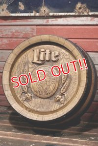dp-220101-14 Lite BEER / 1980's Barrel Display Sign