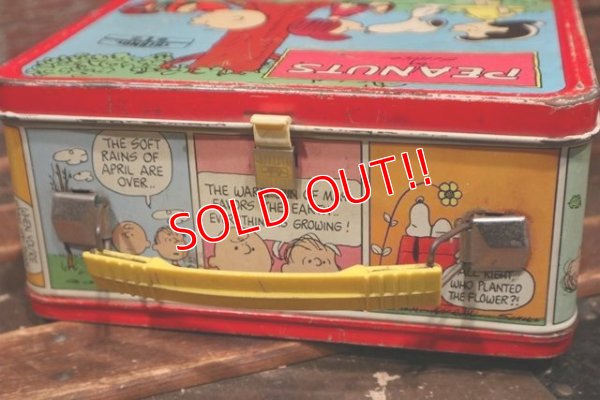 画像10: ct-211210-56 PEANUTS / THERMOS 1970's Metal Lunch Box