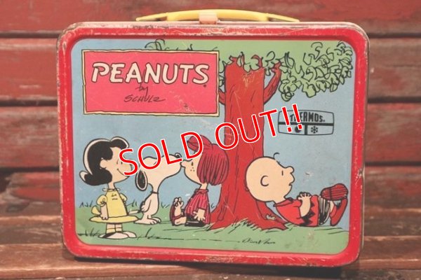 画像4: ct-211210-56 PEANUTS / THERMOS 1970's Metal Lunch Box