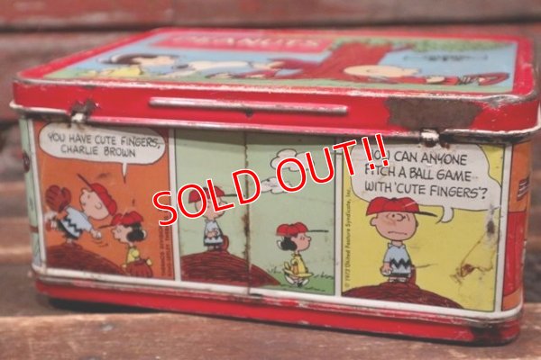 画像9: ct-211210-56 PEANUTS / THERMOS 1970's Metal Lunch Box