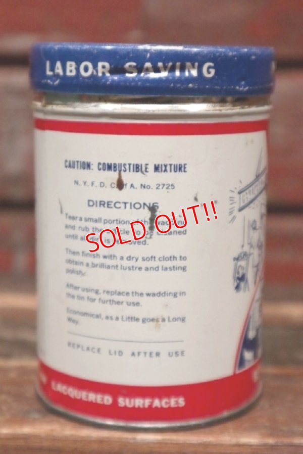 画像5: dp-211210-44 NEVR-DULL / 1950's Cleaning & Polishing Cloth Can