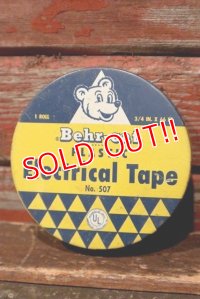 dp-211210-43 Behr-cat Plastic Electrical Tape / Vintage Tin Can