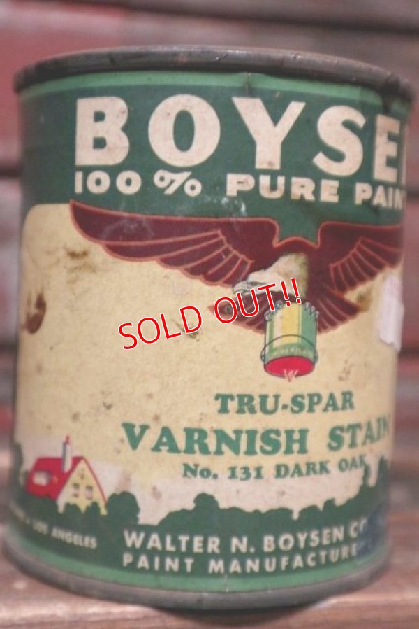 画像2: dp-211210-22 BOYSEN / Vintage Varnish Stain Can
