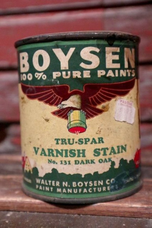 画像1: dp-211210-22 BOYSEN / Vintage Varnish Stain Can