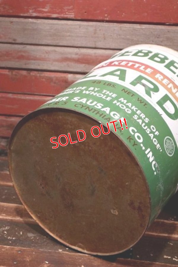 画像10: dp-220101-09 WEBBER'S LARD ・Vintage Tin Can