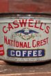 画像2: dp-211210-37 CASWELL'S NATIONAL CREST COFFEE / Vintage Tin Can (2)