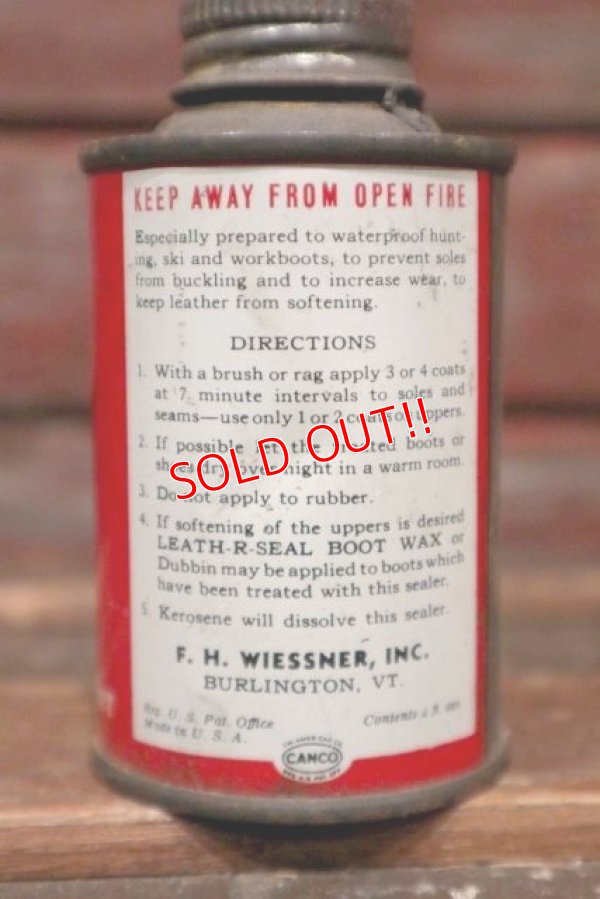 画像4: dp-211210-35 F.H.WIEDDNER INC. / Vintage Sole and Boot Sealer Can