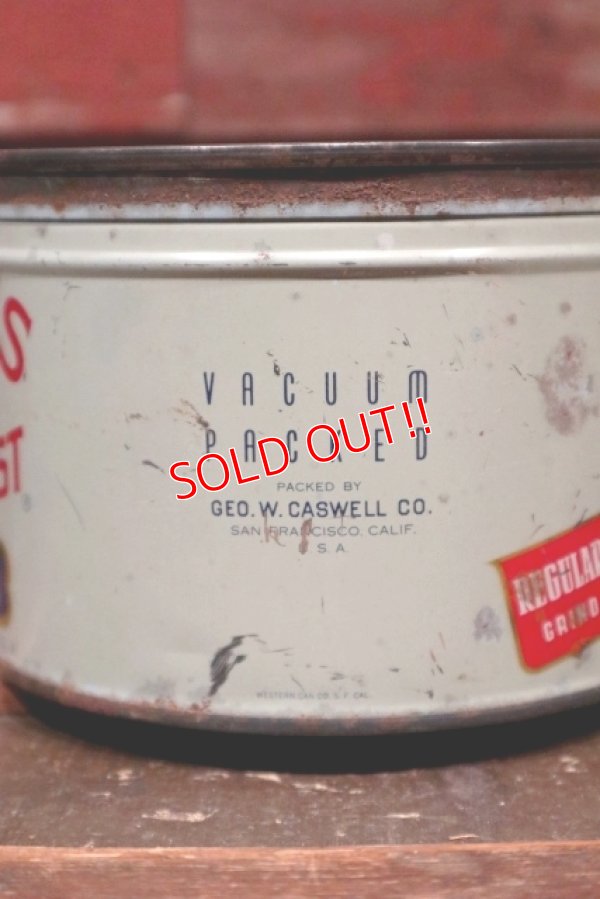 画像4: dp-211210-37 CASWELL'S NATIONAL CREST COFFEE / Vintage Tin Can