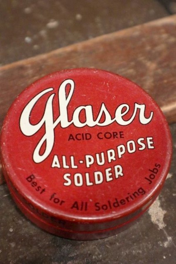 画像2: dp-211110-28 glaser ALL-PURPOSE SOLDER / Vintage Tin Can