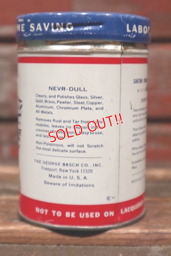 画像4: dp-211210-44 NEVR-DULL / 1950's Cleaning & Polishing Cloth Can
