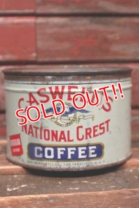 dp-211210-37 CASWELL'S NATIONAL CREST COFFEE / Vintage Tin Can