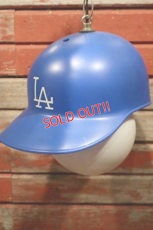 画像1: dp-211101-09 Los Angels Dodgers / 1970's Kid's Helmet Lamp