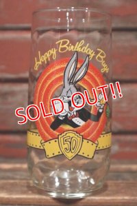 gs-200901-03 Bugs Bunny / 1990's "Happy Birthday Bugs!" Glass