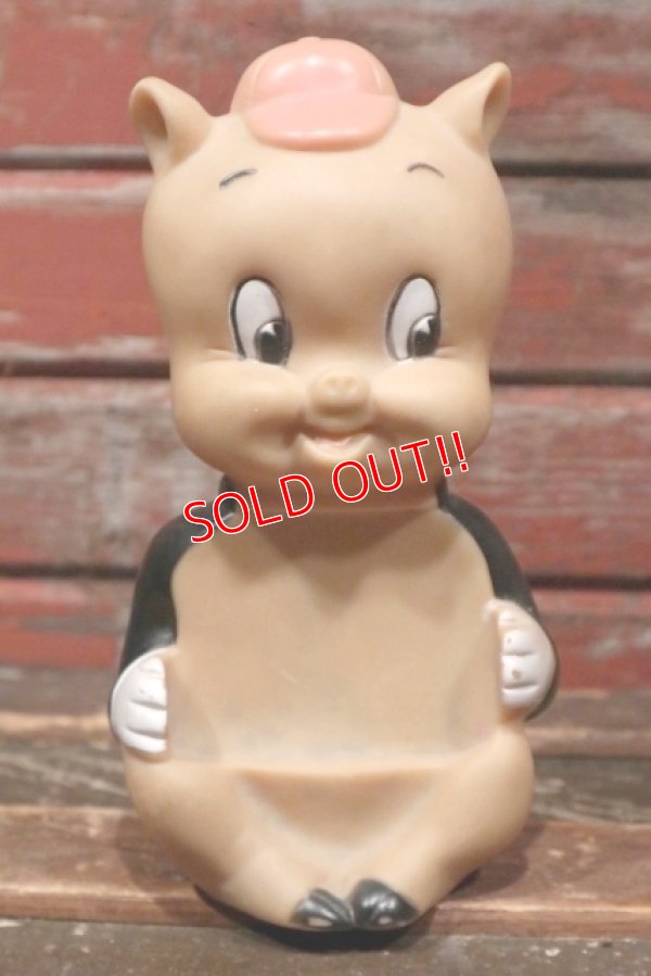 画像1: ct-211210-19 Porky Pig / DAKIN 1960's-1970's Rubber Doll