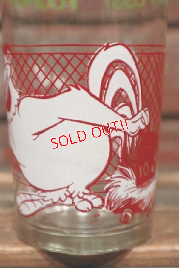 画像2: gs-200901-05 Foghorn Leghorn / Welch's 1974 "FOGHORN SWITCHES HENERY'S EGG!" Glass