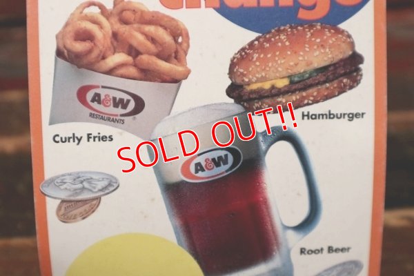 画像3: dp-131105-10 A&W / 1990's Paper Menu