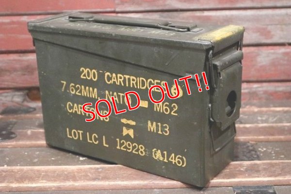 画像1: dp-220201-12 U.S.ARMY / Vintage Ammo Box