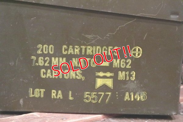 画像2: dp-220201-11 U.S.ARMY / Vintage Ammo Box