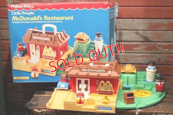 画像1: ct-220201-08 McDonald's / Fisher-Price Little People 1990's McDonald's Restaurant