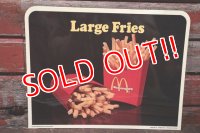 dp-220201-35 McDonald's / 1975 Large Fries Sign