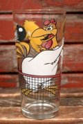 gs-210301-07 Foghorn Leghorn & Henery Hawk / PEPSI 1976 Collector Series Glass