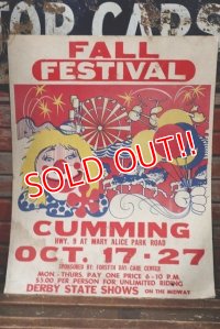 dp-220101-15 FALL FESTIVAL / Vintage Poster