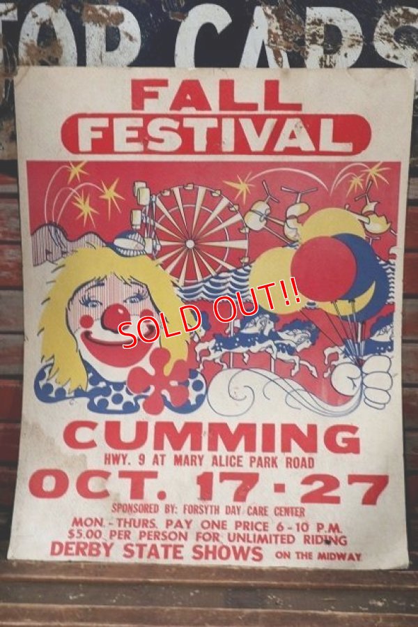 画像1: dp-220101-15 FALL FESTIVAL / Vintage Poster